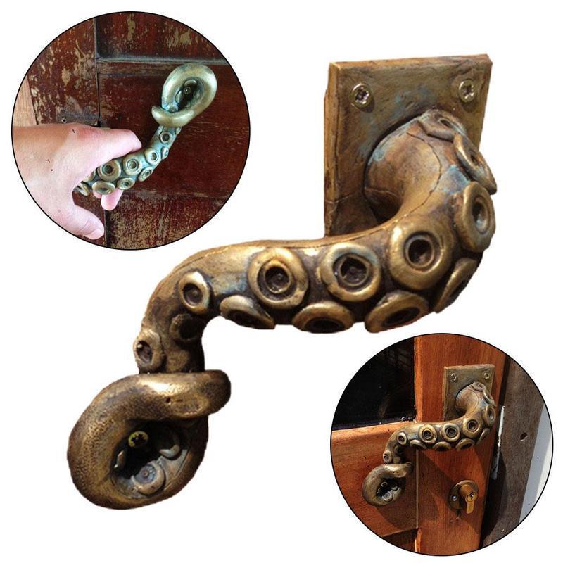 Furniture Hardware Latch - Vintage Octopus Door Knob Outdoor Hook