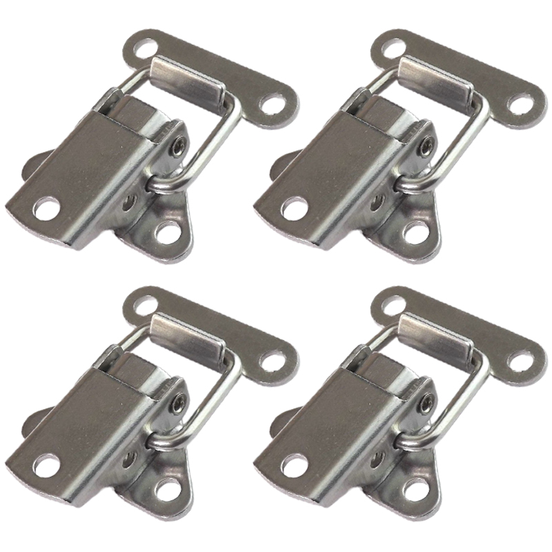 Furniture Hardware Latch - 1/4Pcs Stainless Steel Mini Buckle Cabinet