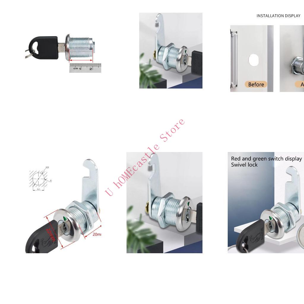 63HF 2set Cabinet Cams Lock wi - Furniture Hardware Latch recension och pris
