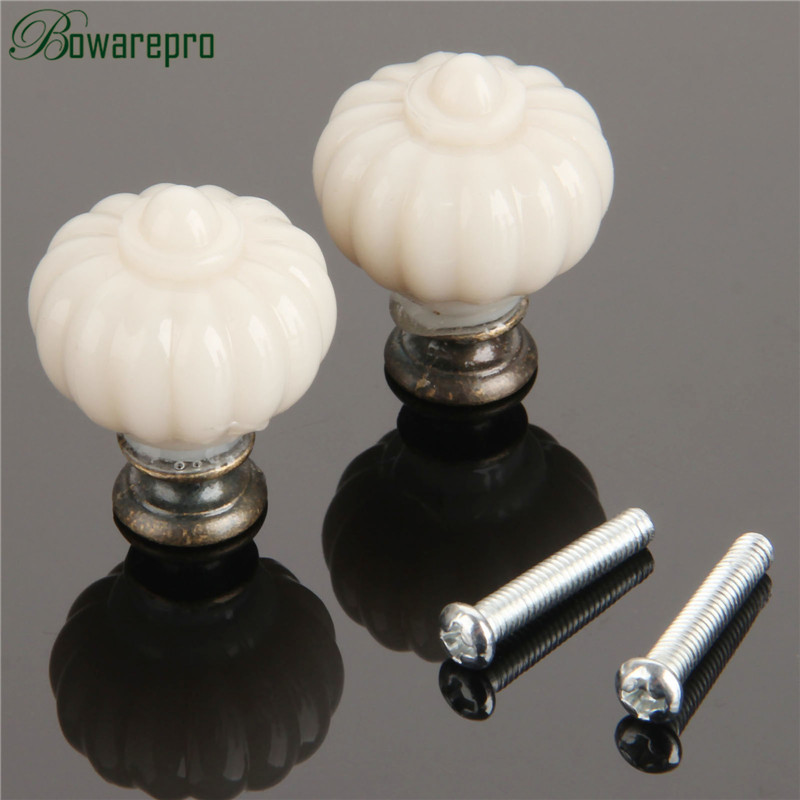 1Pc Acrylic Ivory White Pumpki - Furniture Hardware Latch recension och pris