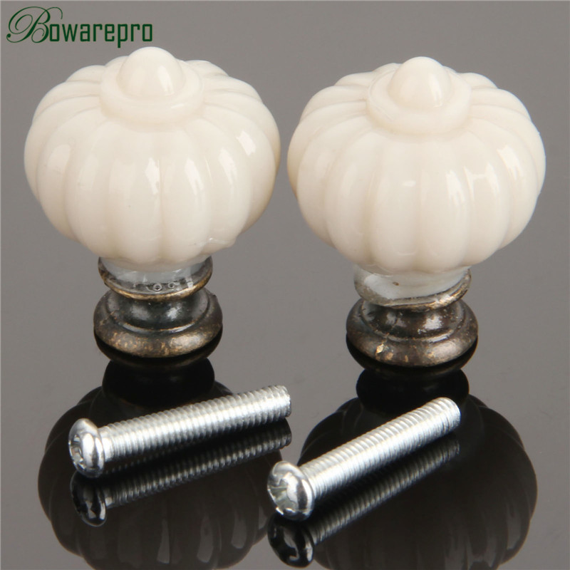 1Pc Acrylic Ivory White Pumpki - Furniture Hardware Latch recension och pris