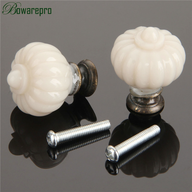 1Pc Acrylic Ivory White Pumpki - Furniture Hardware Latch recension och pris