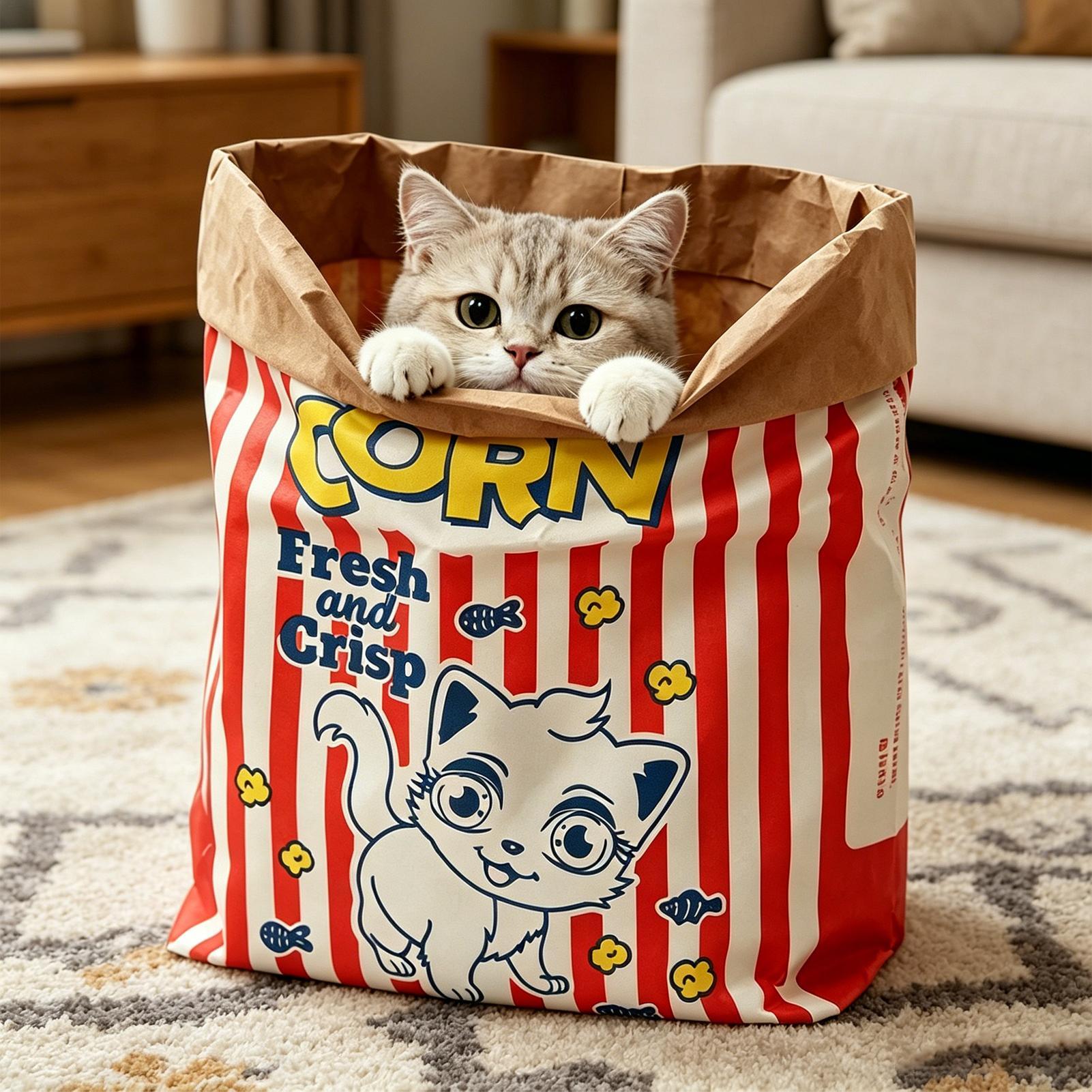 Crinkle Cat Bag Foldable Inter - Furniture Hardware For Bed recension och pris