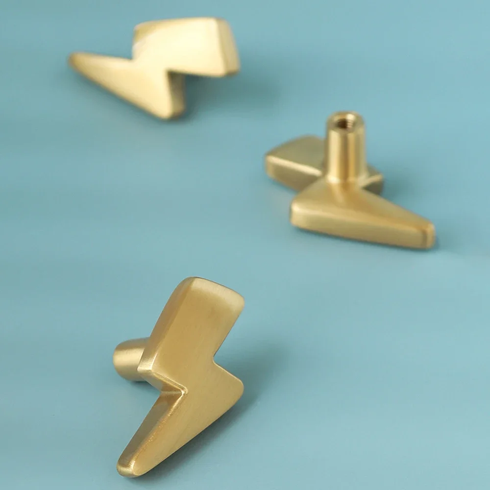 Lightning Design Brass Cabinet - Unique Furniture Hardware Pulls recension och pris