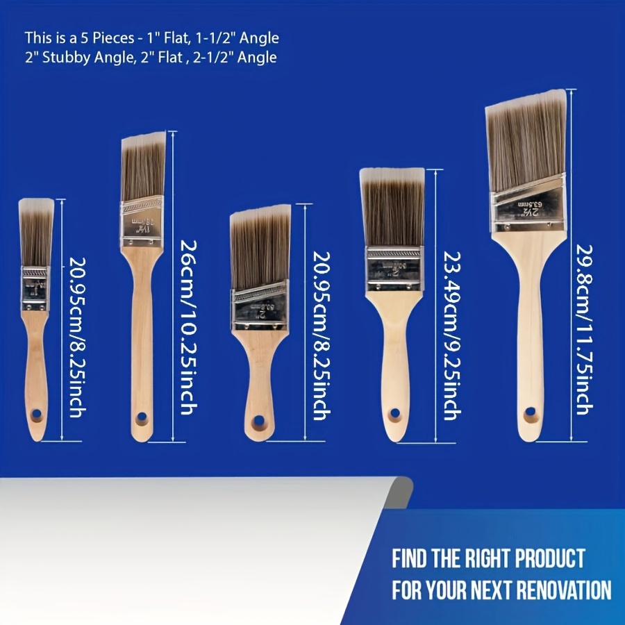 5Pcs High Quality Paint Brush  - Furniture Hardware Latch recension och pris
