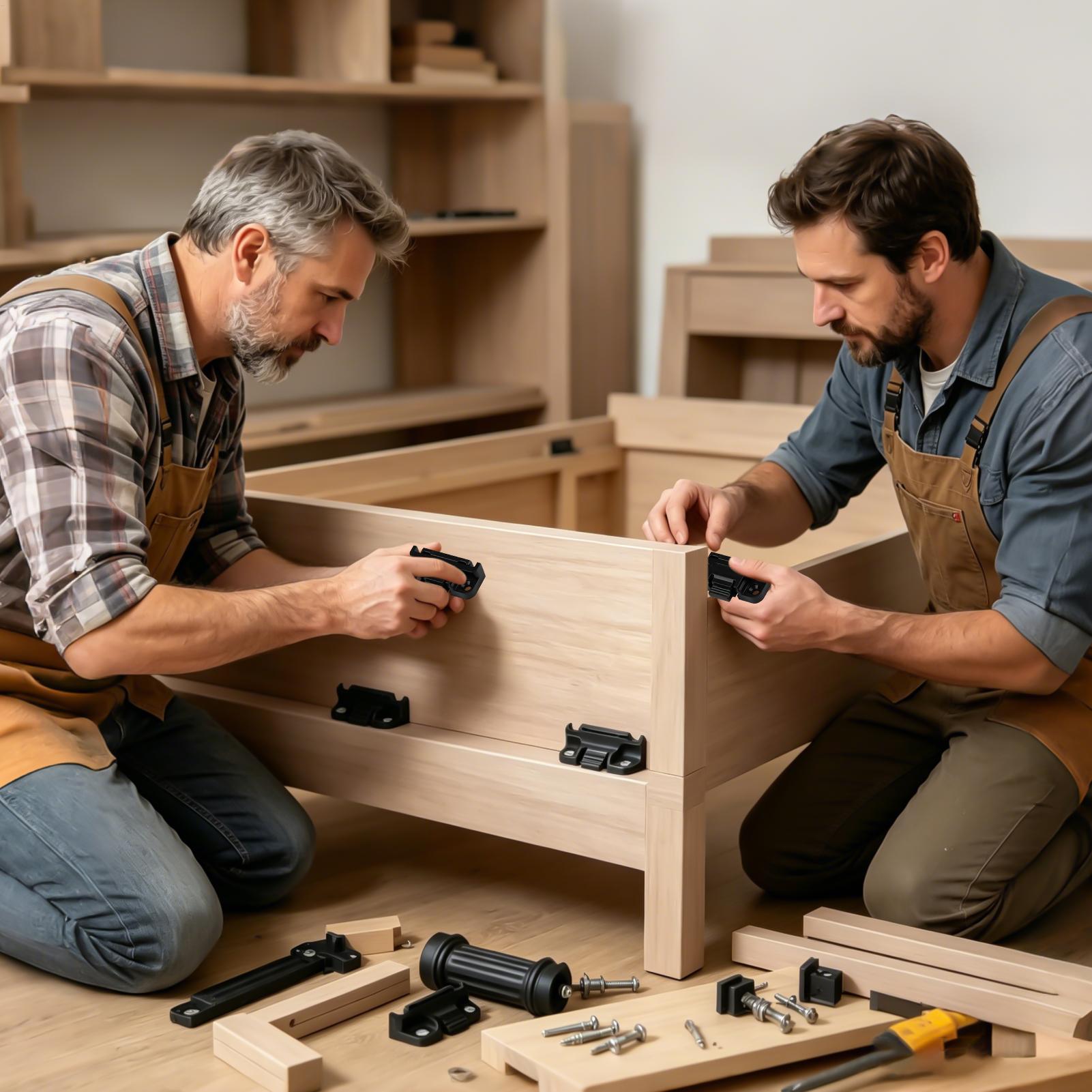 Wall Panel Connection Bracket  - Furniture Joining Hardware recension och pris