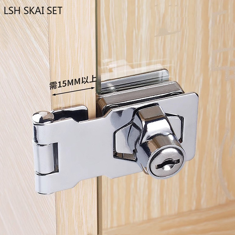No-punch Glass Door Lock Store - Furniture And Hardware Store recension och pris