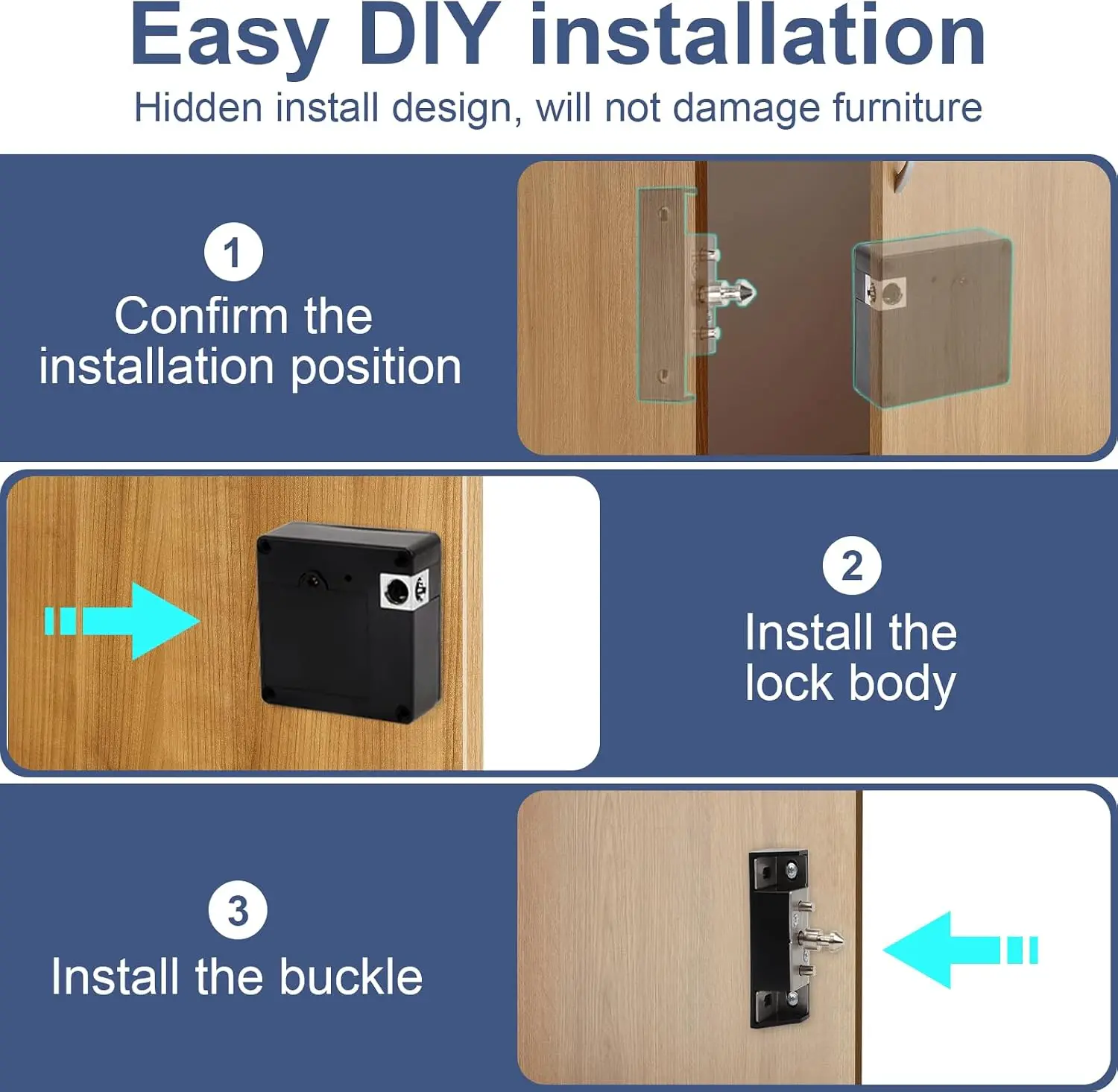 Mobile phone NFC smart locker  - Furniture Hardware Latch recension och pris