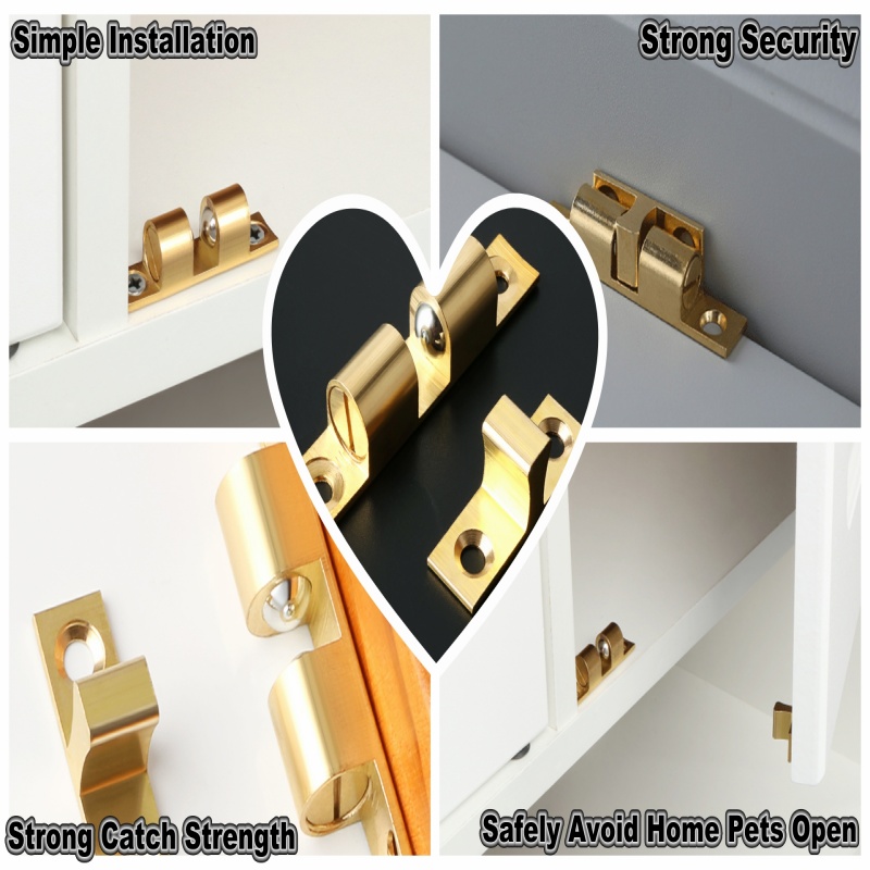 3/6pcs Cabinet Closet Door Bal - Furniture Hardware Latch recension och pris
