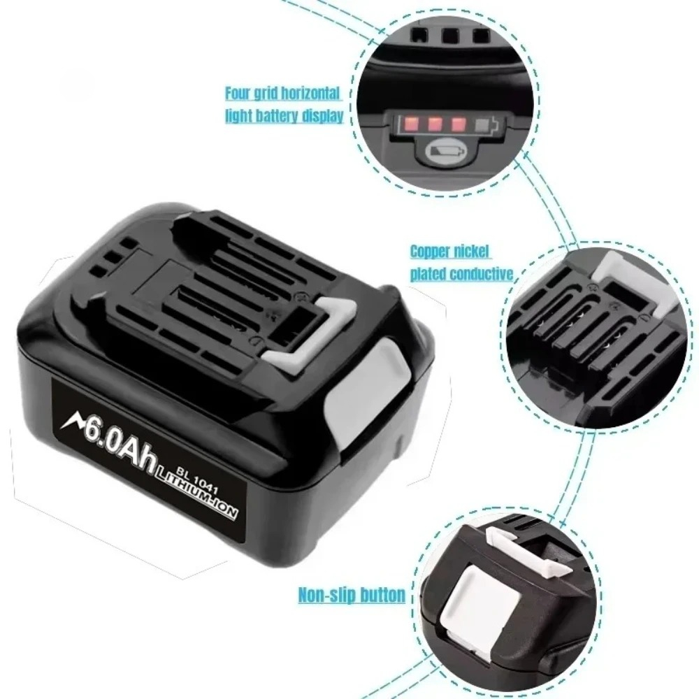 10.8V 12V Max 4.0Ah/6.0Ah Li-i - Makita Drill Hp1640 recension och pris