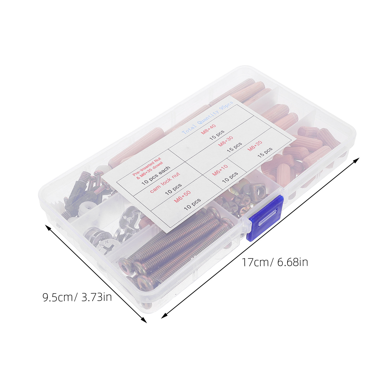 95Pcs Bunk Bed Hardware Connec - Furniture Hardware For Bed recension och pris
