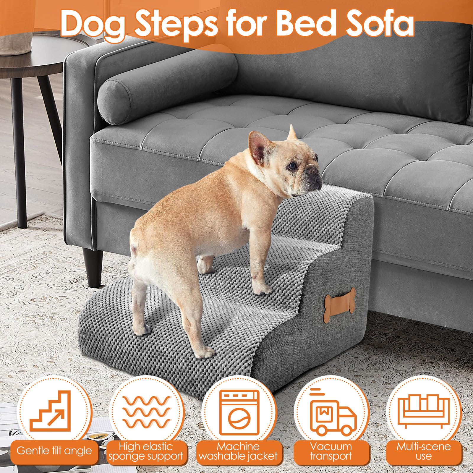Ladder Puppys Stairs Pets Bone - Furniture Hardware For Bed recension och pris